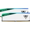Memoria DDR5 Patriot Viper Elite 5 RGB 32GB 2x16GB 6000Hz CL40 EXPO-XMP Blanco