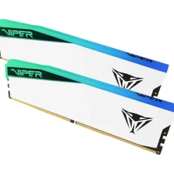 Memoria DDR5 Patriot Viper Elite 5 RGB 32GB 2x16GB 6000Hz CL40 EXPO-XMP Blanco