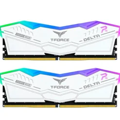 Memoria DDR5 Team Group T-Force Delta RGB 64GB 2x32GB 6000MHz CL38 EXPO-XMP Blanco