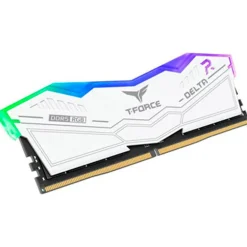Memoria DDR5 Team Group T-Force Delta RGB 32GB 2x16GB 6400MHz CL32 EXPO-XMP Blanco
