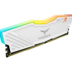 Memoria DDR4 Team Group T-Force Delta RGB 16GB 2x8GB 3600MHz CL18 XMP Blanco