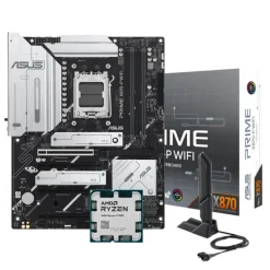 Pack  AMD Ryzen 5 7500F 5.0Ghz Tray + Asus Prime X870-P WIFI