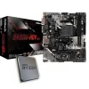 Pack  AMD Ryzen 5 4650G 4.2GHz Tray + ASRock B450M-HDV