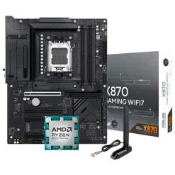 Pack AMD Ryzen 7 9850X3D 5.6GHz Tray + Asus X870 MAX GAMING WIFI7