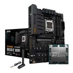 Pack  AMD Ryzen 7 9800X3D 5.2GHz Tray + Asus TUF Gaming B650-E WIFI