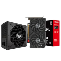 Pack Asus Dual RX 9060 XT 16GB + TUF Gaming 750W Gold