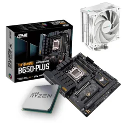 Pack  Asus TUF Gaming B650-PLUS + AMD Ryzen 5 7600 + DeepCool AK400 Blanco