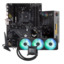 Pack Asus TUF Gaming B550-PLUS WIFI II + Asus Prime LC 360 ARGB Negro