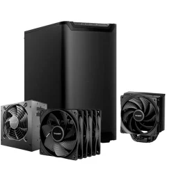 Pack  be quiet! 501 Airflow + 650W Gold ATX 3.1 + Pure Rock 3 + Pure Wings 3 Triple Pack