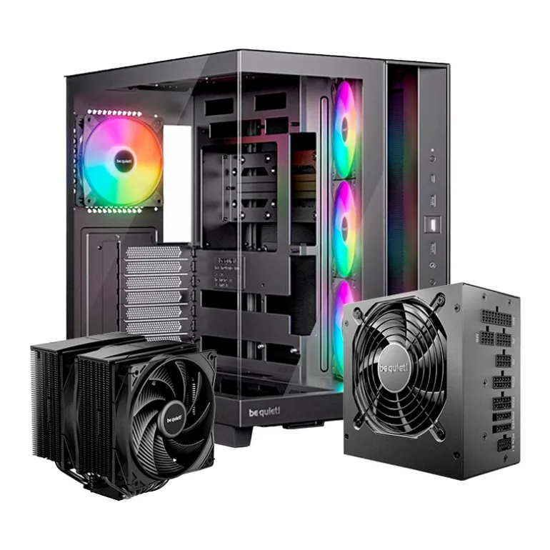 Pack be quiet! 500 LX ARGB + 750W Gold ATX 3.1 + Pure Rock Pro 3