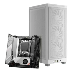 Pack  Corsair 2000D Airflow Blanco + MSI MPG B650I EDGE WIFI