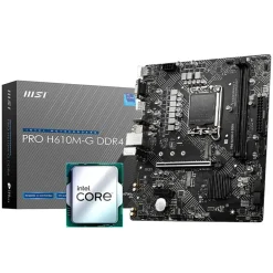Pack Intel Core i5-12400 4.4GHz Tray + MSI PRO H610M-G DDR4