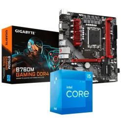 Pack  Intel Core i5-12400F 4.4GHz Boxed + Gigabyte B760M Gaming D4