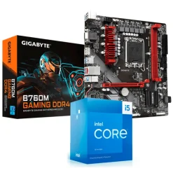 Pack  Intel Core i5-13400F 4.6GHz Boxed + Gigabyte B760M Gaming D4