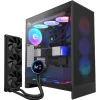 Pack  NZXT H7 Flow RGB 2024 Negro + NZXT Kraken Elite 360 RGB LCD Display Negro