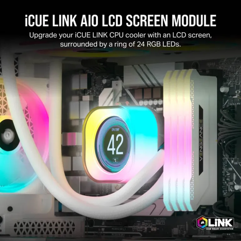 Pantalla Corsair iCUE LINK LCD Modulo Blanco