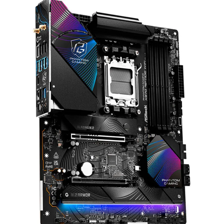 Placa Base ASRock Phantom Gaming X870 Riptide WIFI Socket AM5