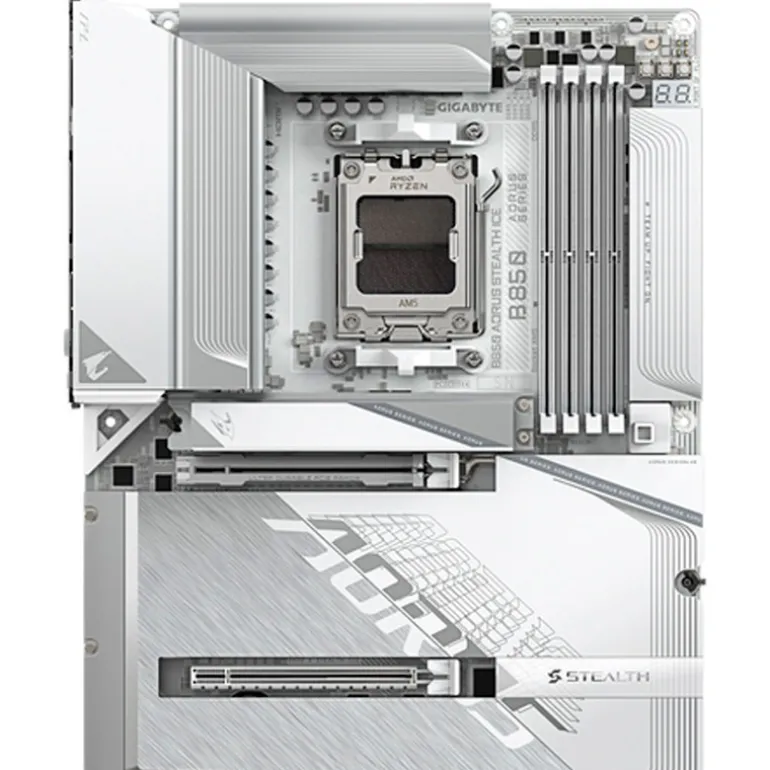 Placa Base Gigabyte B850 AORUS STEALTH ICE Socket AM5