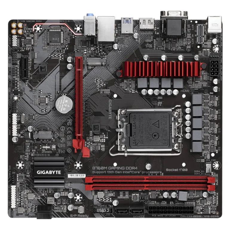 Placa Base Gigabyte B760M Gaming D4 Socket 1700