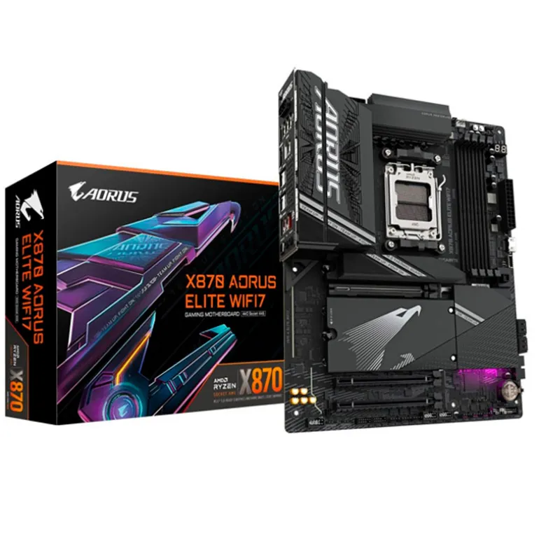 Placa Base Gigabyte X870 AORUS Elite WIFI7 Socket AM5