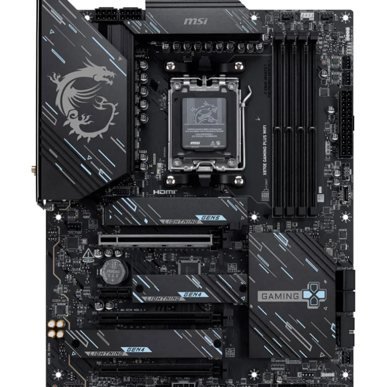 Placa Base MSI X870E GAMING PLUS WIFI Socket AM5