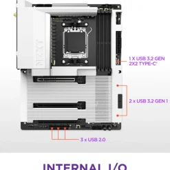 Placa Base NZXT N7 B850 WH Socket AM5