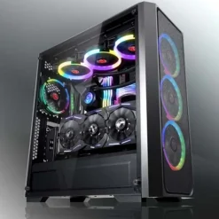 Raijintek Ponos MS Cristal Templado - Caja/Torre