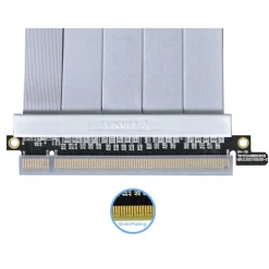 Riser Card Lian Li PW-PCIV-4-90W 90cm PCIe 4.0 Blanco