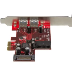 Startech Adaptador Tarjeta PCI Express 2 Puertos USB 3.0 - Adaptador PCI-Express