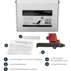 Startech PCI Express x4 a M.2 - Adaptador PCI Express