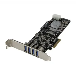 Startech Tarjeta PCI-Ex 4 Puertos USB 3.0 UASP - Adaptador