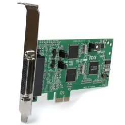StarTech.com Adaptadora PCI Express PCIe 4 Puertos Serie - Tarjeta Adaptadora