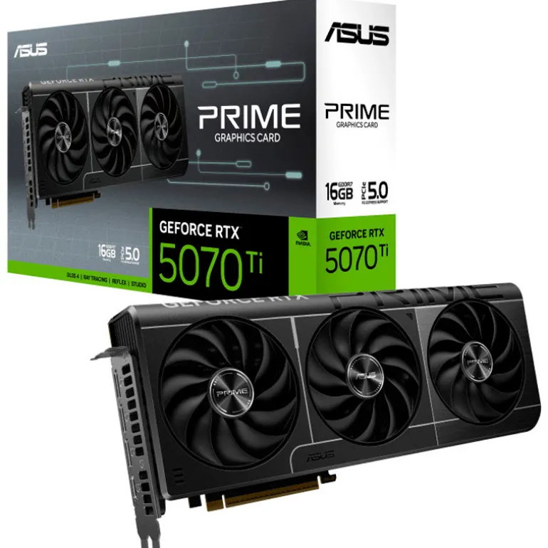 Tarjeta Gráfica Asus Prime GeForce RTX 5070 Ti 16GB GDDR7 DLSS4