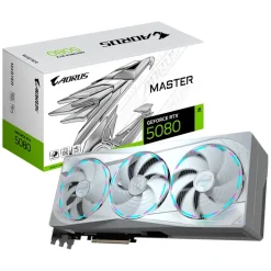 Tarjeta Gráfica Gigabyte AORUS GeForce RTX 5080 Master ICE 16GB GDDR7 DLSS4