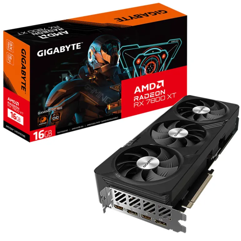 Tarjeta Gráfica Gigabyte Radeon RX 7800 XT Gaming OC 16GB GDDR6
