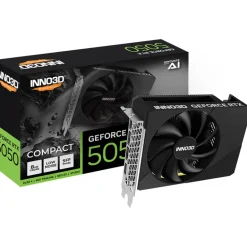 Tarjeta Gráfica INNO3D GeForce RTX 5050 COMPACT 8GB GDDR6 DLSS4