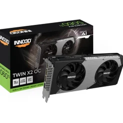 Tarjeta Gráfica INNO3D GeForce RTX 5060 Ti TWIN X2 OC 16GB GDDR7 DLSS4