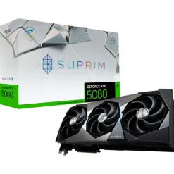 Tarjeta Gráfica MSI GeForce RTX 5080 SUPRIM SOC 16GB GDDR7 DLSS4