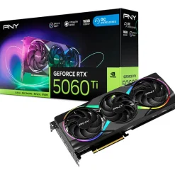 Tarjeta Gráfica PNY GeForce RTX 5060 Ti Epic-X RGB OC 16GB GDDR7 DLSS4