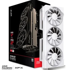 Tarjeta Gráfica XFX Swift AMD Radeon RX 9070 OC Gaming Edition White 16GB GDDR6