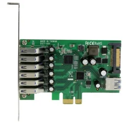 Tarjeta PCI Startech Adaptador PCI Express 7 Puertos USB 3.0