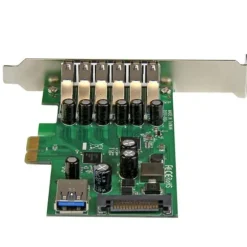 Tarjeta PCI Startech Adaptador PCI Express 7 Puertos USB 3.0