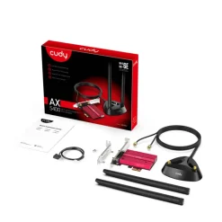 Tarjeta Red Cudy WE4000 AX5400 Wi-Fi 6 Bluetooth 5.2