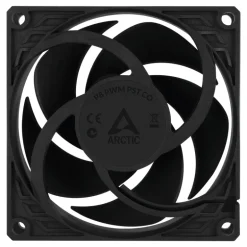 Ventilador Arctic Cooling P8 PWM PST CO 80mm Negro