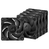 Ventilador Arctic P12 Pro PWM PST 120mm Negro Pack 5