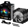 Ventilador Asus TUF Gaming TR120 ARGB 120mm Triple Pack Negro