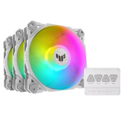 Ventilador Asus TUF Gaming TF120 ARGB 120mm Triple Pack Blanco