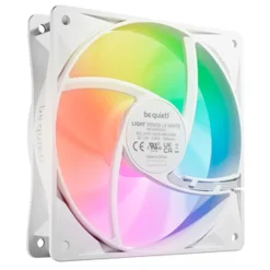 Ventilador be quiet! Light Wings LX ARGB 120mm Reverse Blanco