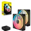 Ventilador Corsair iCUE LINK LX140-R Reverse RGB PWM 140mm Dual Pack Negro