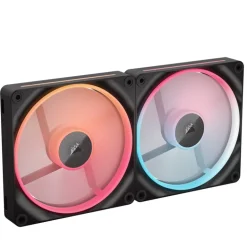 Ventilador Corsair iCUE LINK LX140-R Reverse RGB PWM 140mm Dual Pack Negro